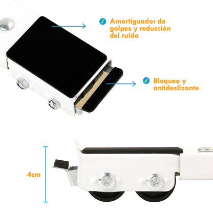 PACK DE SOPORTES LINEALES "MOVIFLEX" PARA ELECTRODOMÉSTICOS